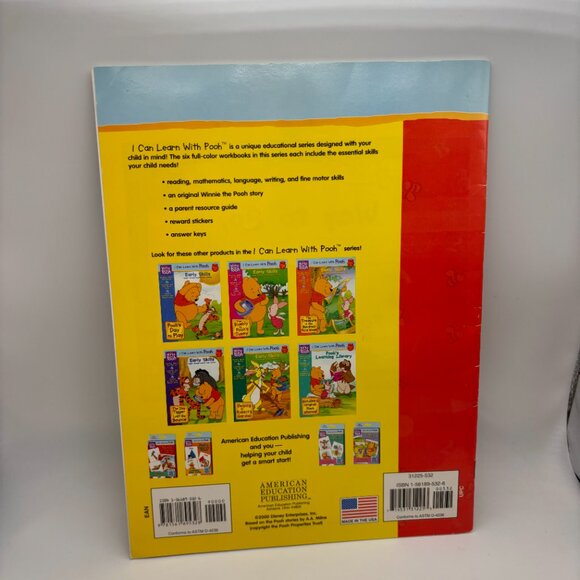 Disney Winnie the Pooh & Friends Pooh Tigger Educational Work Books w/ Stickers - Picture 7 of 11